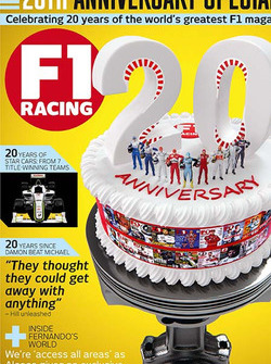 F1 Racing 20th anniversary cover