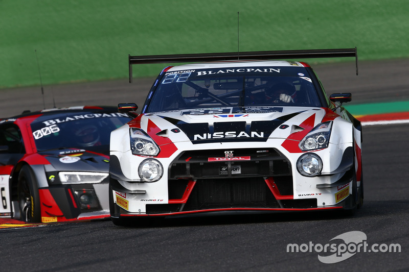 #22 Nissan GT Academy Team RJN, Nissan GT-R Nismo GT3: Matthew Simmons, Romain Sarazin, Sean Walkins