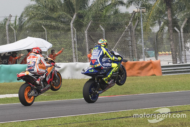 Marc Marquez, Repsol Honda Team, Valentino Rossi, Yamaha Factory Racing