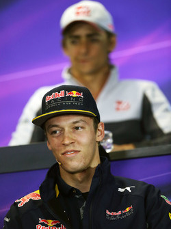 Daniil Kvyat, Red Bull Racing in the press conference
