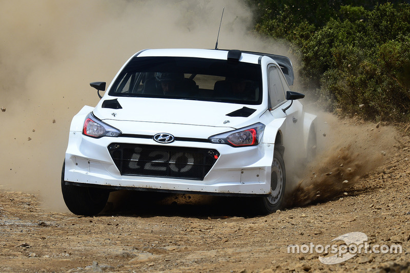 Hyundai i20 WRC 2017 beim Test