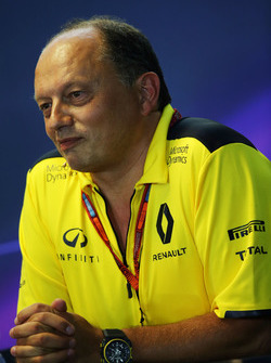 Frederic Vasseur, Renault Sport F1 Team Racing Director in the FIA Press Conference