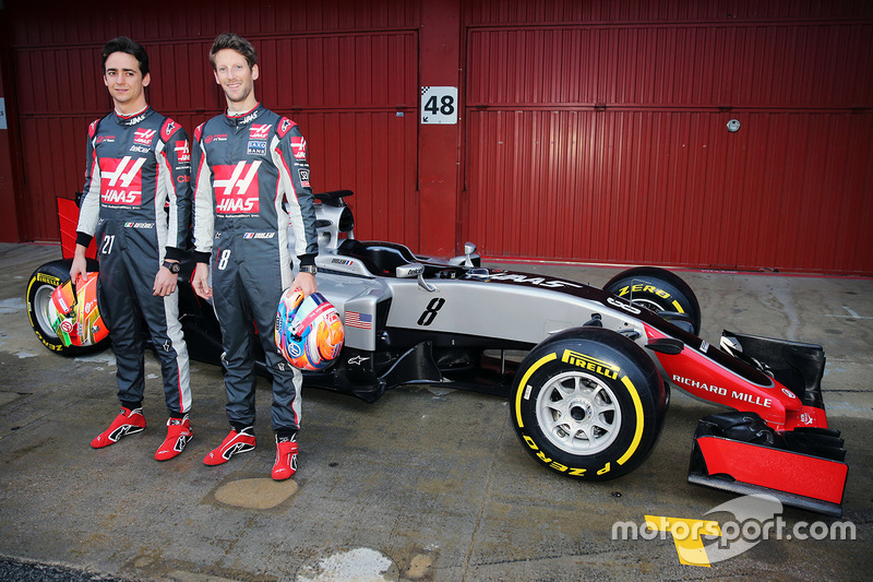 Esteban Gutierrez y Romain Grosjean, Haas F1 Team VF-16