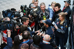 Daniel Ricciardo, Red Bull Racing with the media