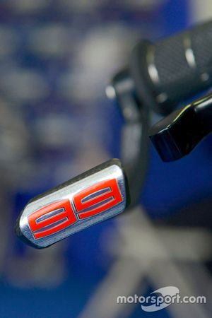 Détails de la moto de Jorge Lorenzo, Yamaha Factory Racing