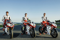 Leon Camier, Jules Cluzel und Lorenzo Zanetti, MV Agusta F4 RC