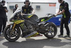 Pol Espargaro, Tech 3 Yamaha bike after the crash