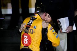 Kyle Busch, Joe Gibbs Racing Toyota et sa femme Samantha
