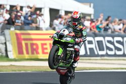 Le vainqueur Jonathan Rea, Kawasaki Racing Team