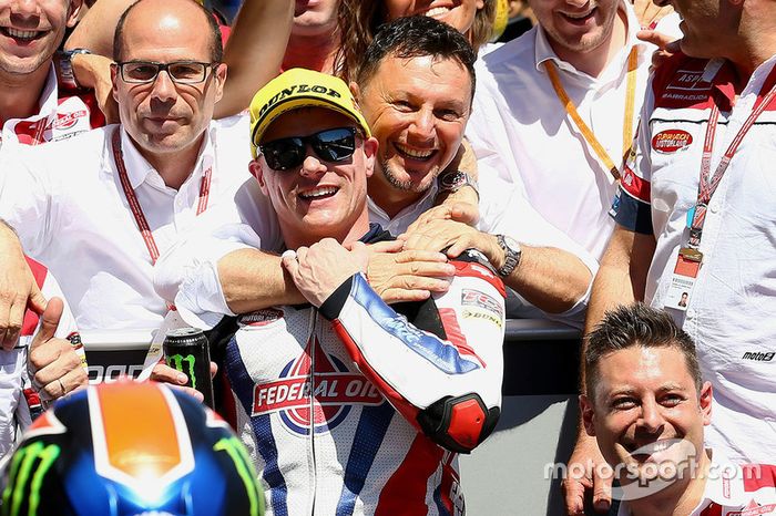 Ganador, Sam Lowes, Federal Oil Gresini Moto2 celebra