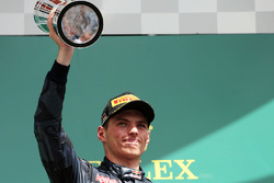 Podium: third place Max Verstappen, Red Bull Racing