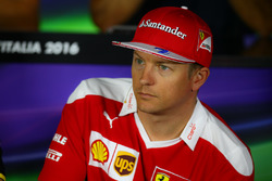 Kimi Raikkonen, Ferrari in the FIA Press Conference
