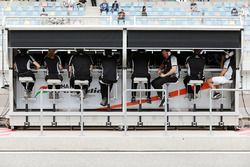 Muret des stands Sahara Force India