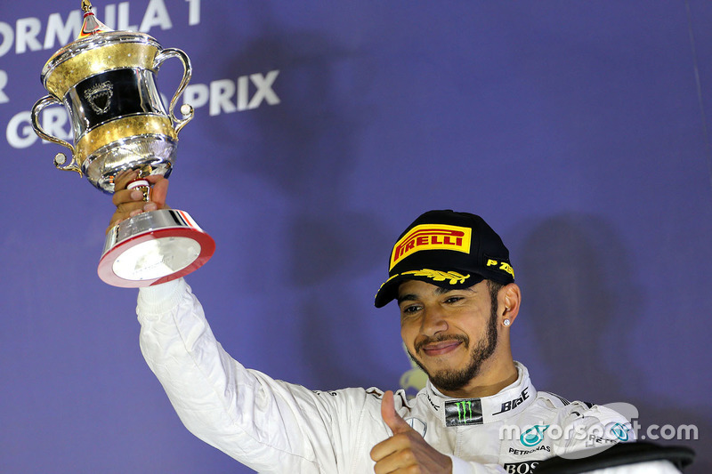 Podium: terzp Lewis Hamilton, Mercedes AMG F1 Team