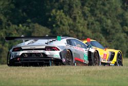 #27 Dream Racing Lamborghini Huracan GT3: Lawrence DeGeorge, Cedric Sbirrazzuoli, #4 Corvette Racing Chevrolet Corvette C7.R: Oliver Gavin, Tommy Milner