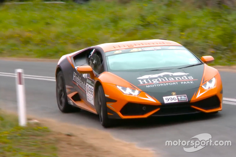 Lamborghini Huracan voor crash