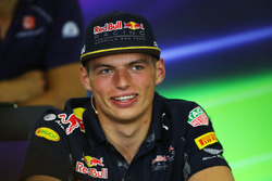 Max Verstappen, Red Bull Racing in the FIA Press Conference