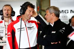 Mark Webber, Porsche Team, Fritz Enzinger, Vize-Präsident LMP1, Porsche Team