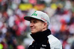 Nico Hulkenberg, Sahara Force India F1, tijdens de rijdersparade