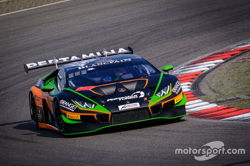 #563 Orange 1 FFF Racing Team Lamborghini Huracan GT3 Evo: Andrea Caldarelli, Marco Mapelli