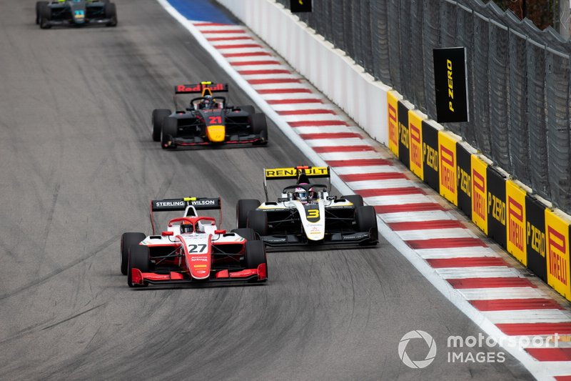 Jehan Daruvala, PREMA Racing e Christian Lundgaard, ART Grand Prix