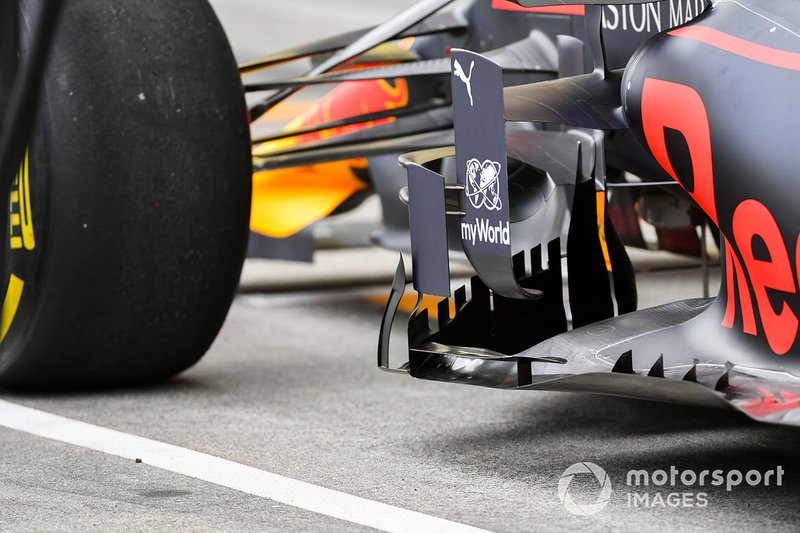 Aero details on the Red Bull Racing RB15
