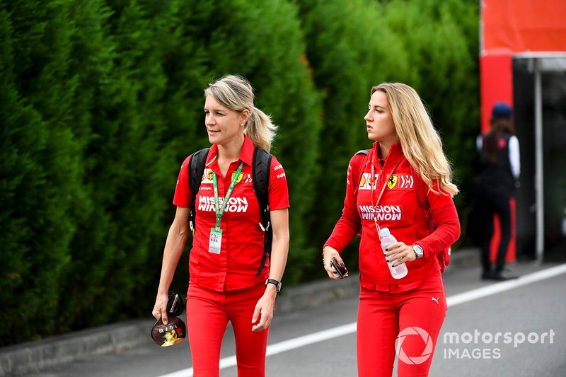 Пресс-атташе Ferrari Бритта Рёске