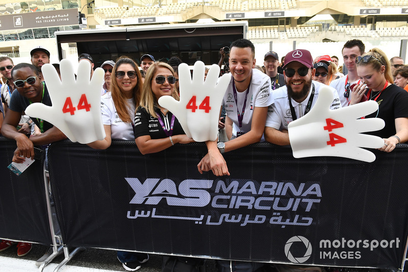 Lewis Hamilton, Mercedes AMG F1 fans