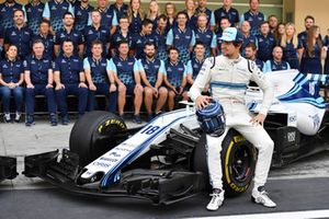 Lance Stroll, Williams Racing op de teamfoto