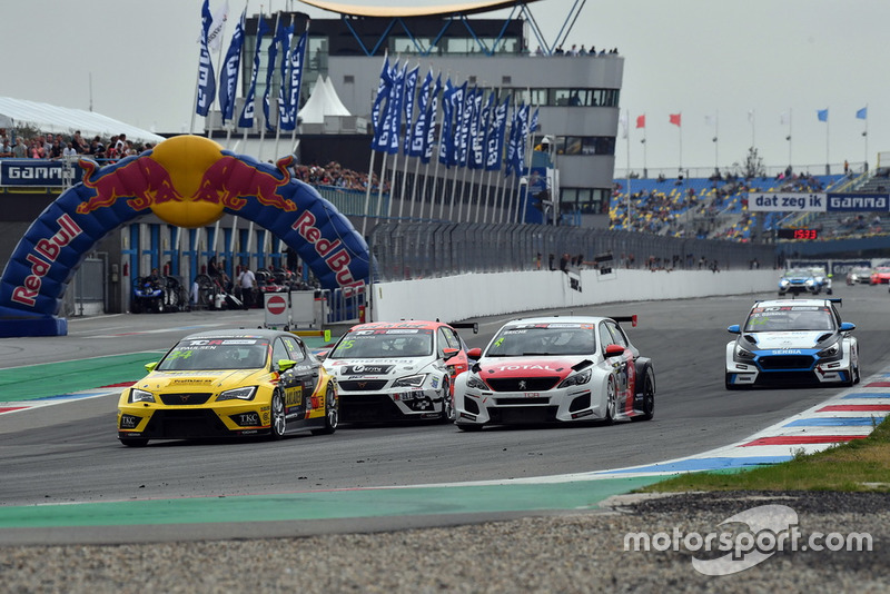 Stian Paulsen, Stian Paulsen Racing Cupra TCR, Mikel Azcona, PCR Sport Cupra TCR, Julien Briché, JSB Compétition Peugeot 308 TCR