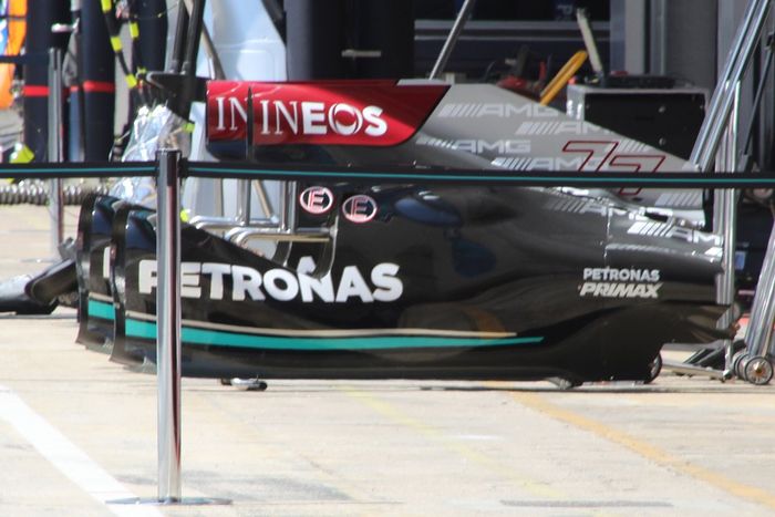 Carrocería del Mercedes W12