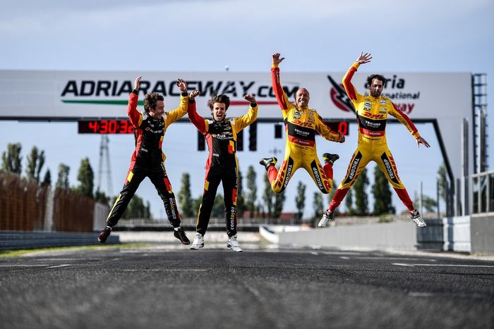 Gilles Magnus, Nathanaël Berthon, Frédéric Vervisch, Tom Coronel, Comtoyou Team Audi Sport, Audi RS 3 LMS TCR