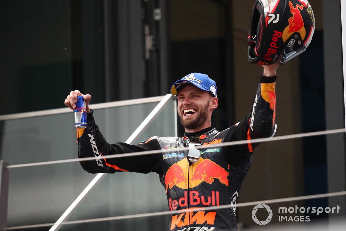 Il vincitore della gara Brad Binder, Red Bull KTM Factory Racing
