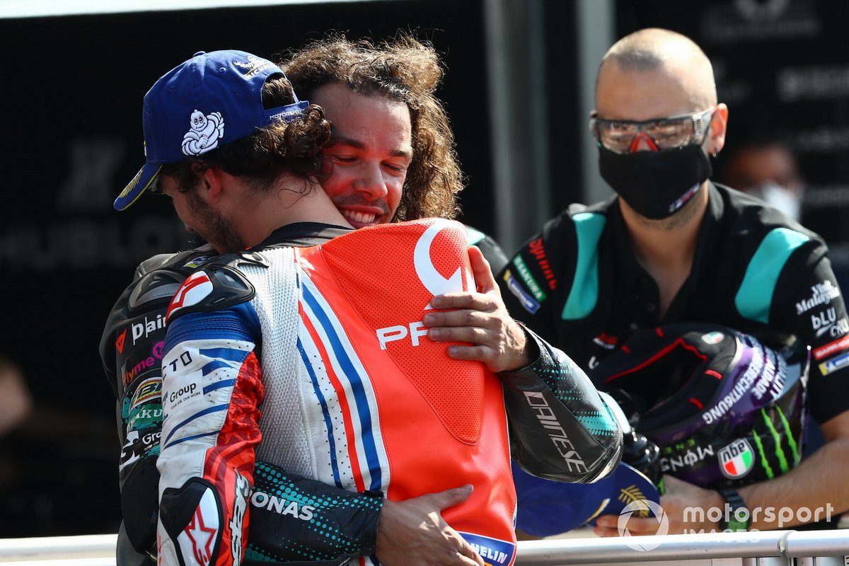 Franco Morbidelli, Petronas Yamaha SRT, Francesco Bagnaia, Pramac Racing