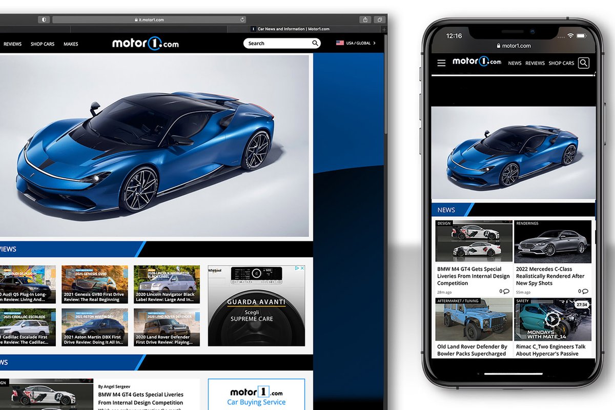 Motor1 mobile template