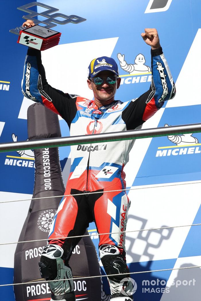Podio: Segundo lugar Jorge Martín, Pramac Racing