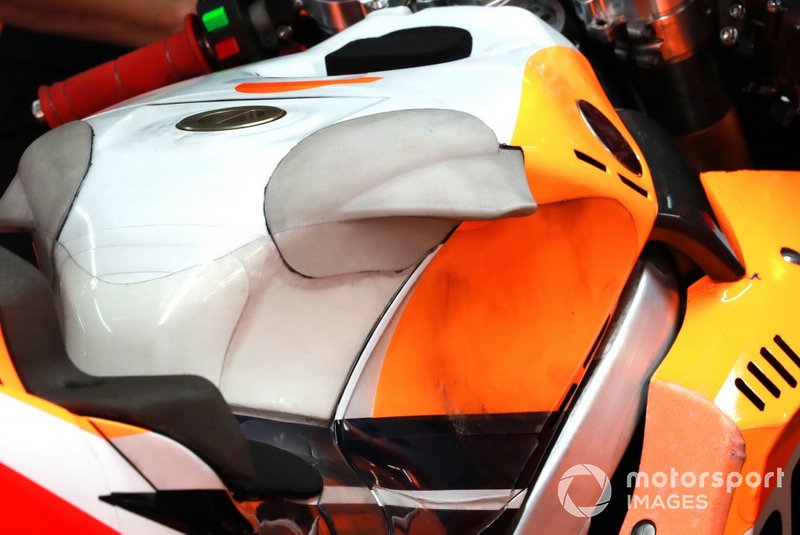 Tank am Bike von Jorge Lorenzo, Repsol Honda Team