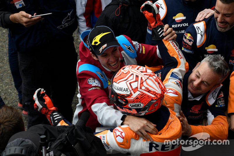 Marc Márquez, Repsol Honda Team con su hermano Alex Márquez, Marc VDS