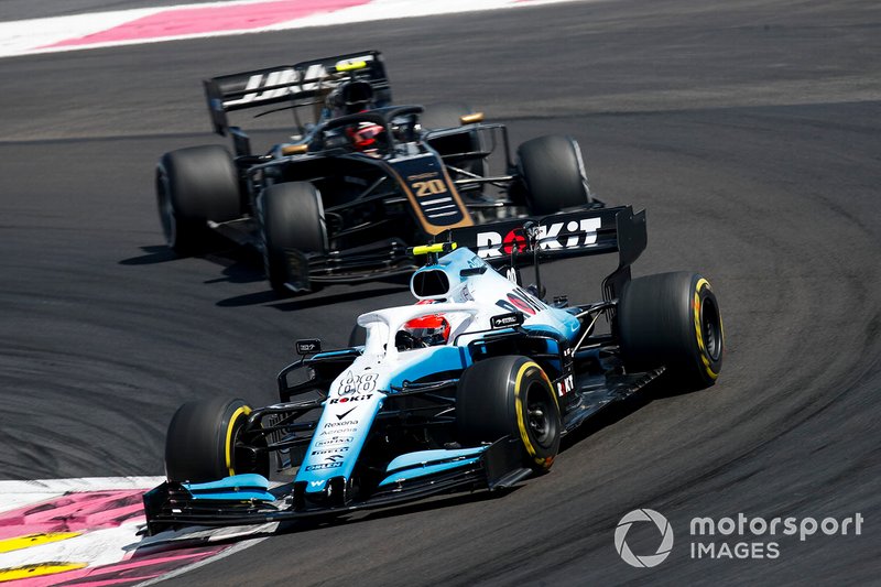 Robert Kubica, Williams FW42, Kevin Magnussen, Haas F1 Team VF-19