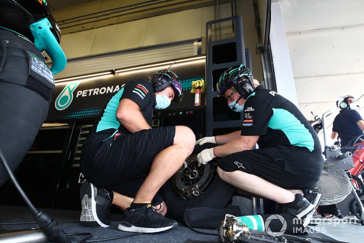 Franco Morbidelli, Petronas Yamaha SRT's garage