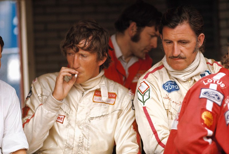 Jochen Rindt seu companheiro de equipe, Graham Hill.