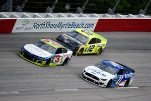 Ryan Blaney, Team Penske, Ford Mustang, Austin Dillon, Richard Childress Racing, Chevrolet Camaro, J.J. Yeley, Rick Ware Racing, Ford Mustang