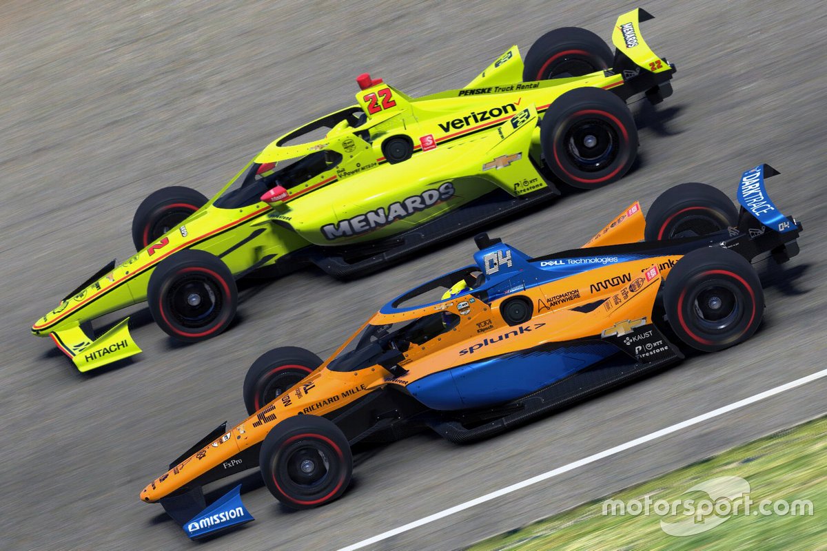 Ландо Норрис, Arrow McLaren SP, Симон Пажено, Team Penske