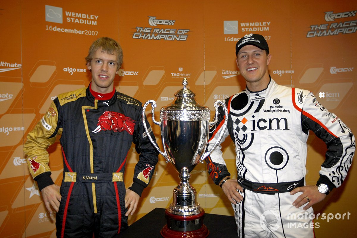 Sebastian Vettel y Michael Schumacher, Equipo Alemania