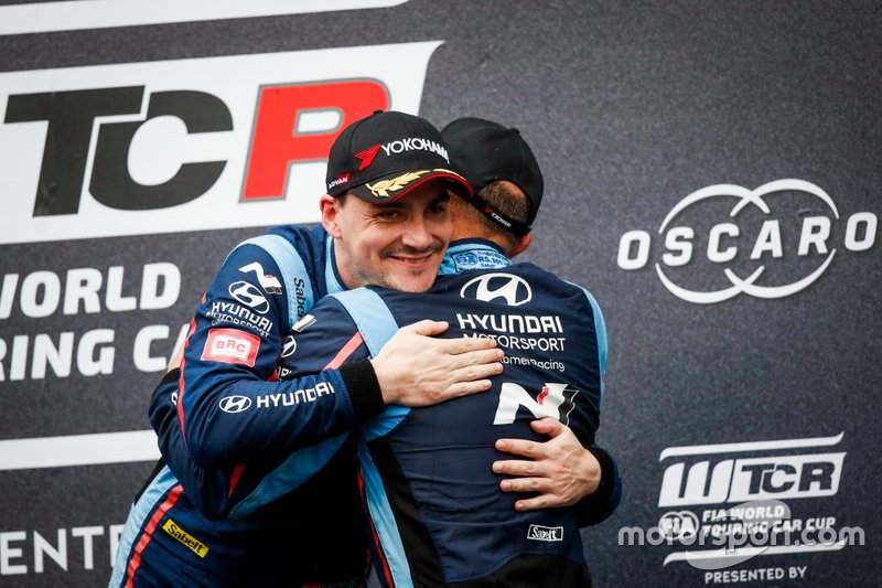 Norbert Michelisz, BRC Hyundai N Squadra Corse Hyundai i30 N TCR, Gabriele Tarquini, BRC Hyundai N Squadra Corse Hyundai i30 N TCR