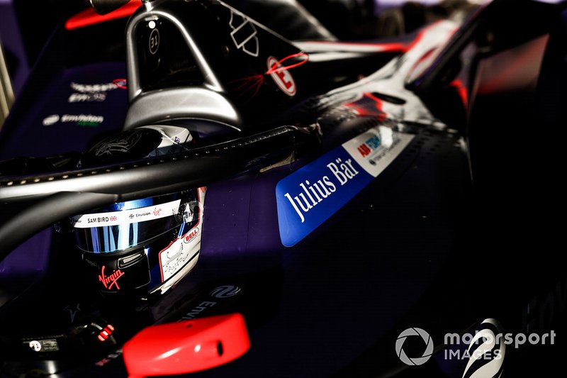 Sam Bird, Virgin Racing in the garage