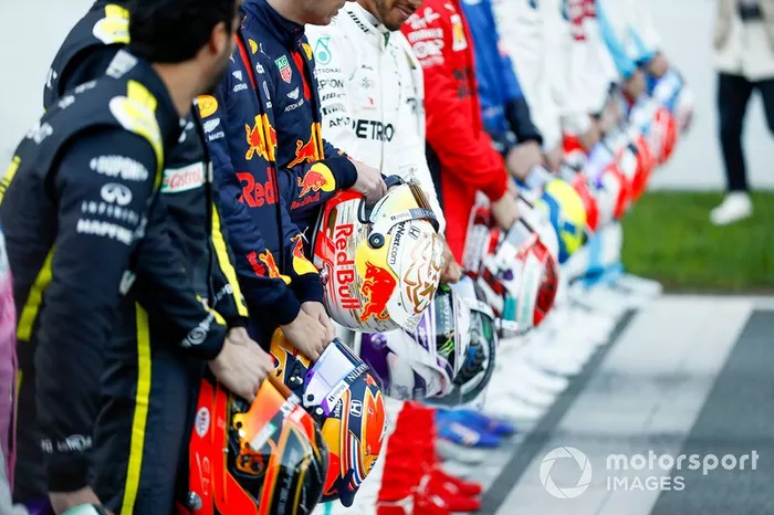 Alineación de pilotos para 2020 en la parrilla
