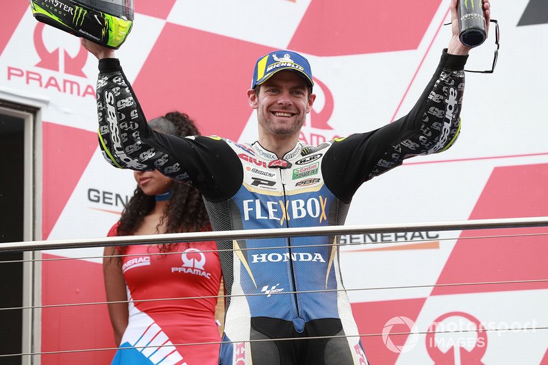 Podio: secondo classificato Cal Crutchlow, Team LCR Honda