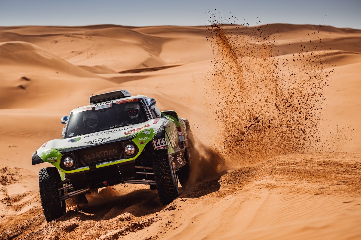 #223 X-Raid Mini John Cooper Works Rally Mini: Sebastian Halpern, Bernardo Graue