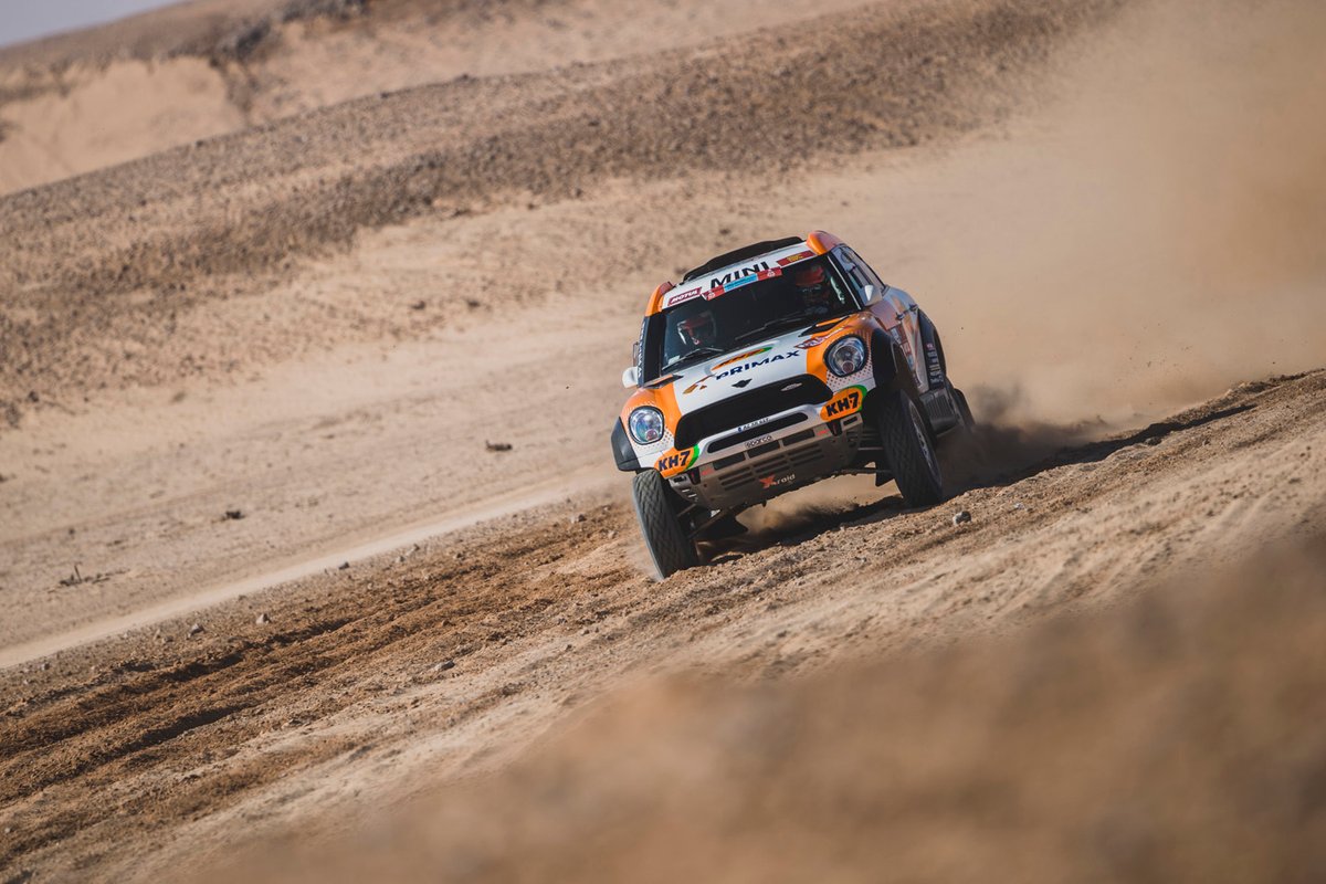#238 X-Raid Mini John Cooper Works Rally Mini: Laia Sanz, Maurizio Gerini